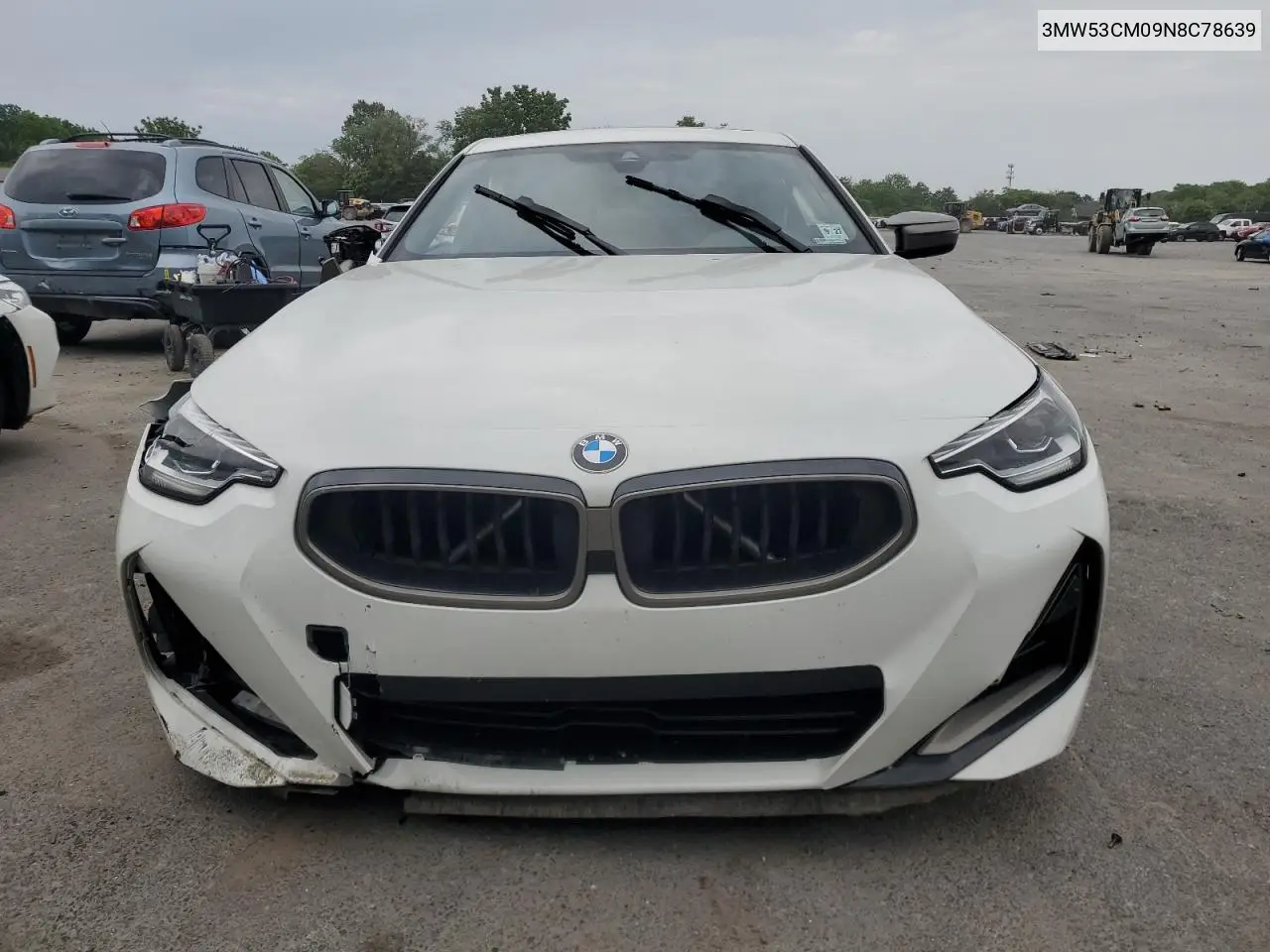 2022 BMW M240Xi VIN: 3MW53CM09N8C78639 Lot: 59941405