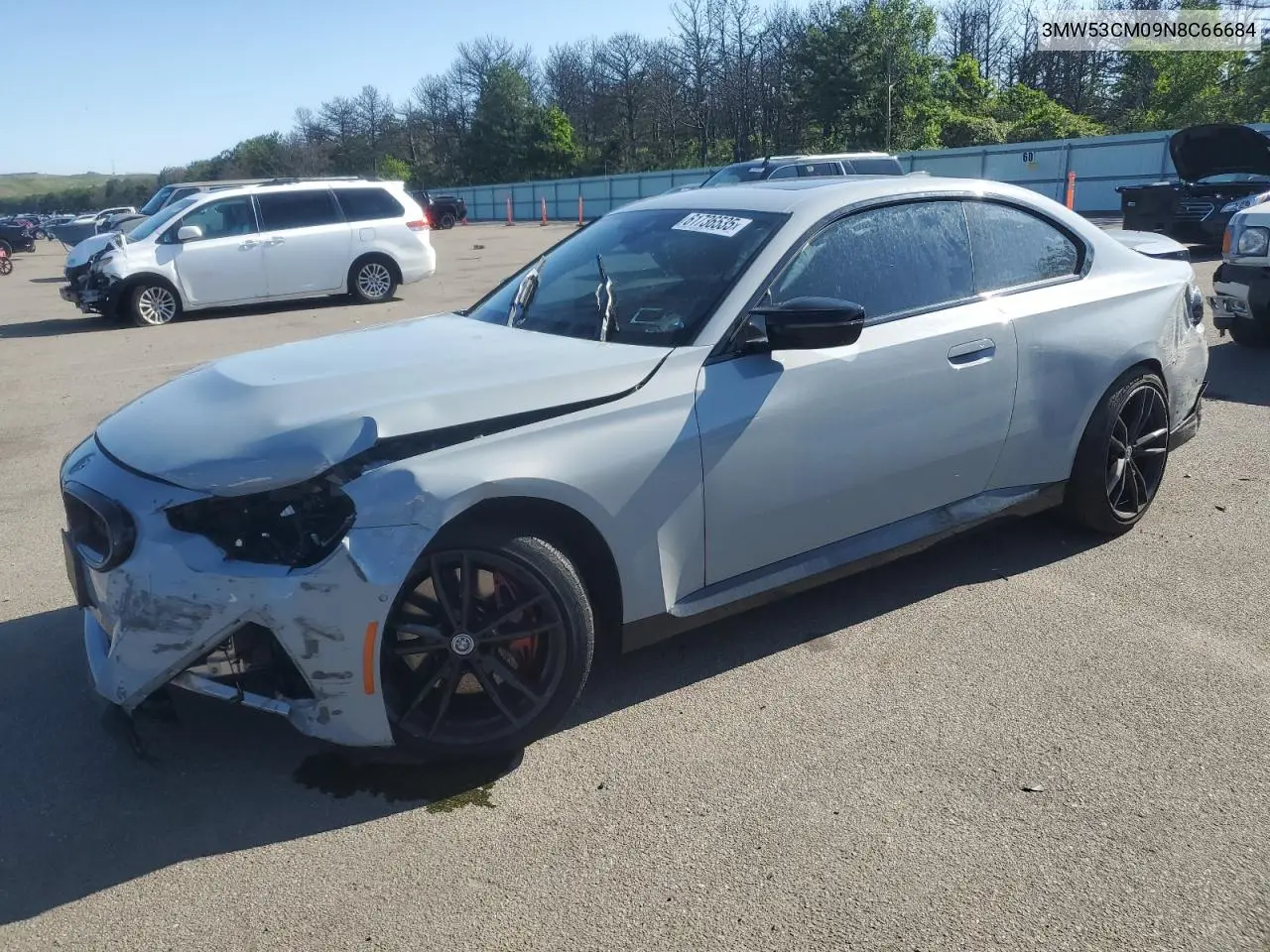 2022 BMW M240Xi VIN: 3MW53CM09N8C66684 Lot: 61736535