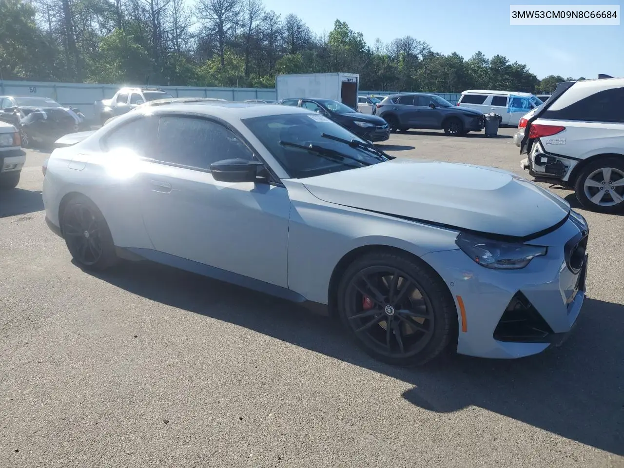 2022 BMW M240Xi VIN: 3MW53CM09N8C66684 Lot: 61736535