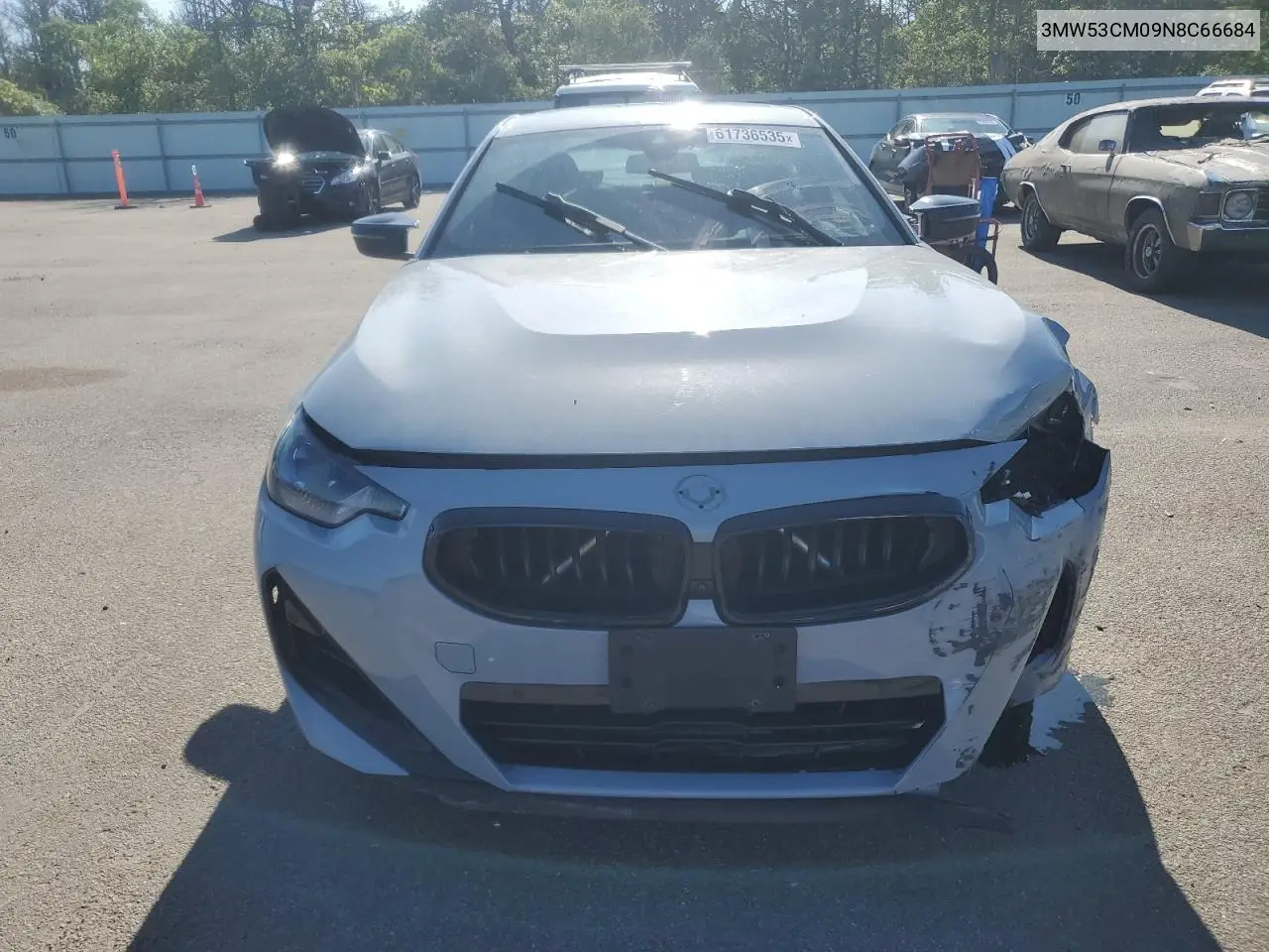 2022 BMW M240Xi VIN: 3MW53CM09N8C66684 Lot: 61736535