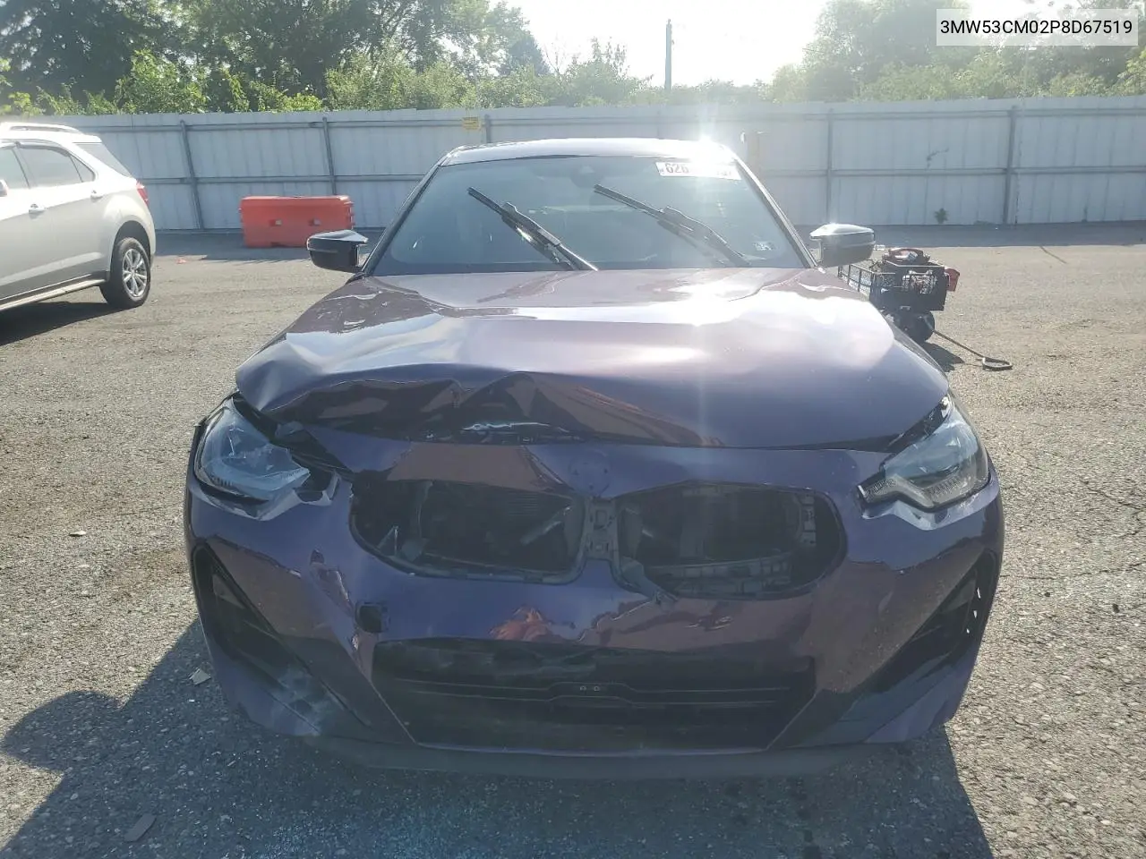 2023 BMW M240Xi VIN: 3MW53CM02P8D67519 Lot: 62643355