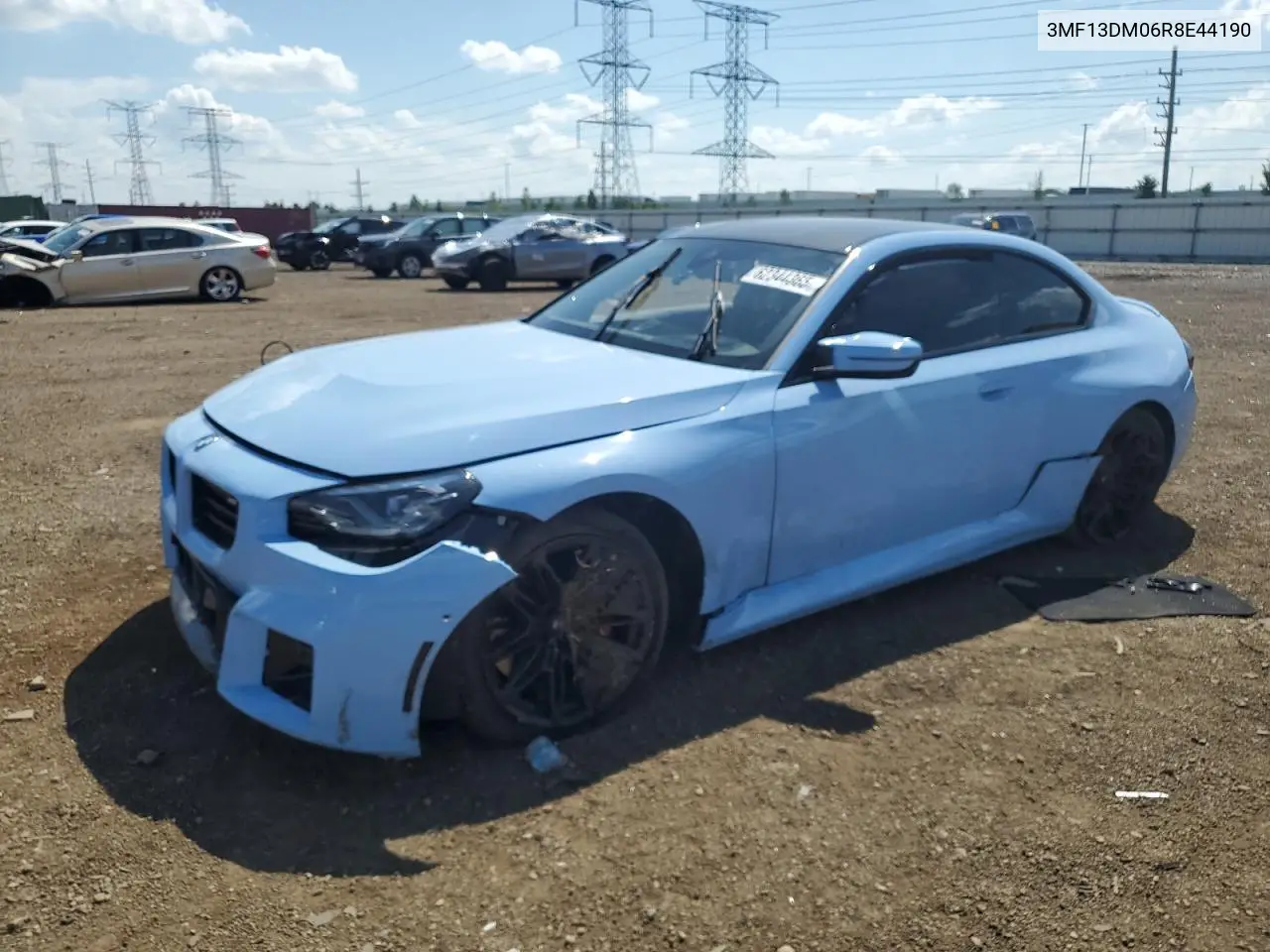 2024 BMW M2 VIN: 3MF13DM06R8E44190 Lot: 62344365