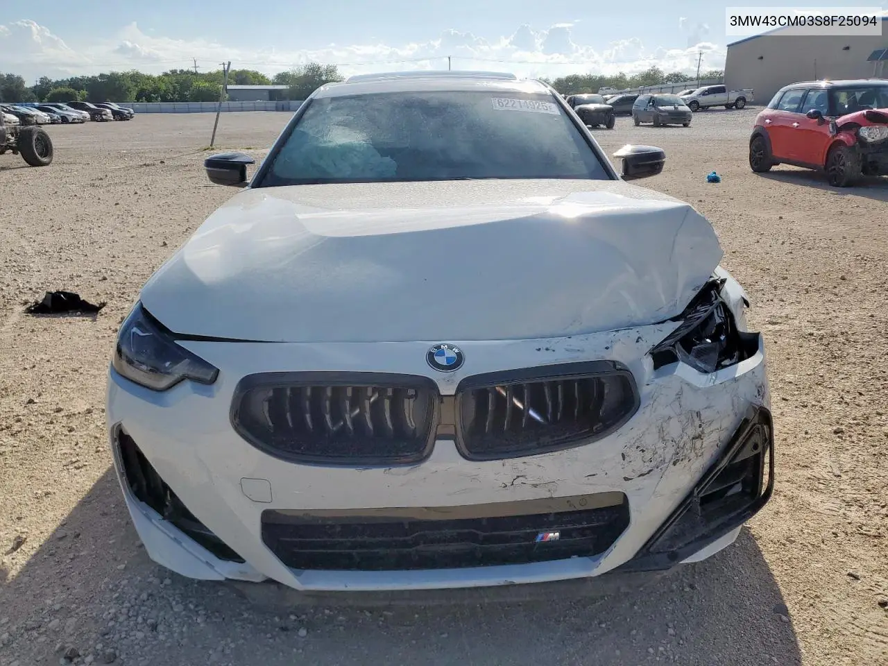 2025 BMW M240I VIN: 3MW43CM03S8F25094 Lot: 62214925