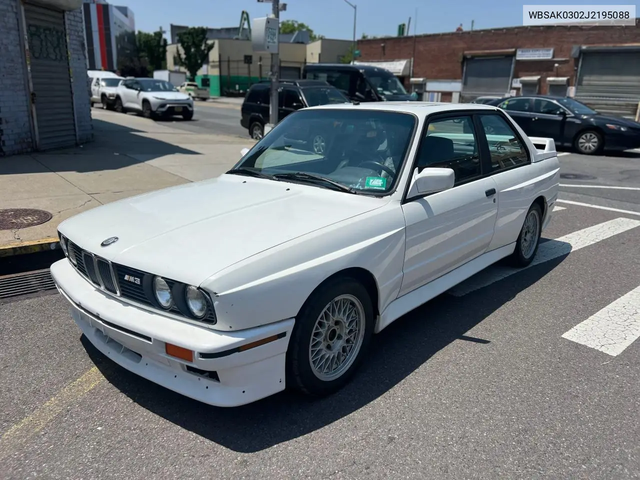 1988 BMW M3 VIN: WBSAK0302J2195088 Lot: 59734375