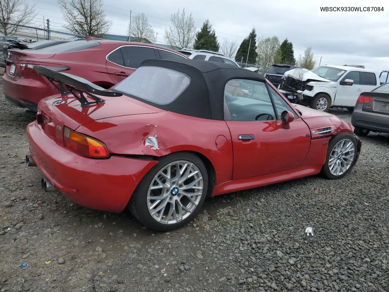 1998 BMW M Roadster VIN: WBSCK9330WLC87084 Lot: 50744005