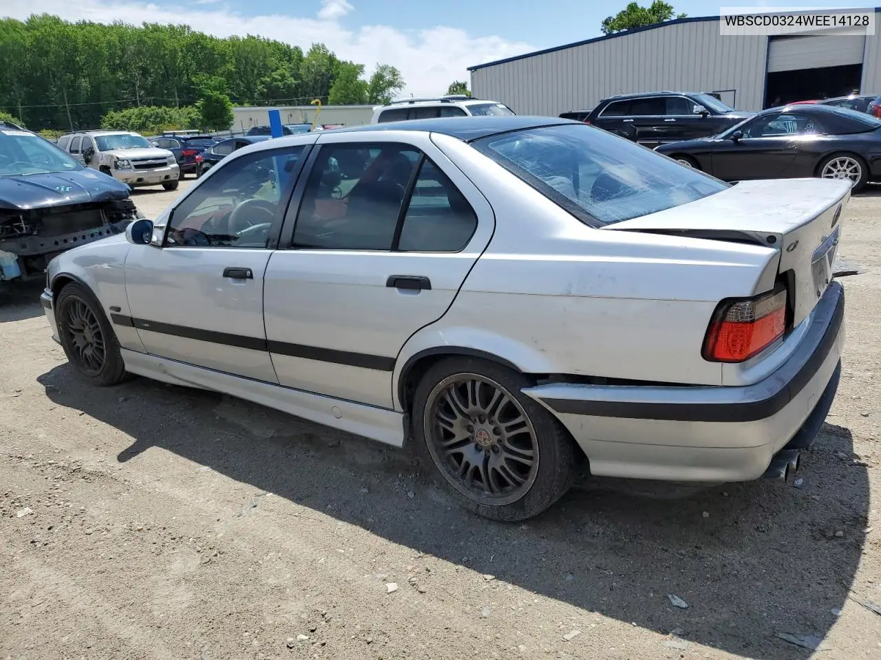 1998 BMW M3 Automatic VIN: WBSCD0324WEE14128 Lot: 54891485