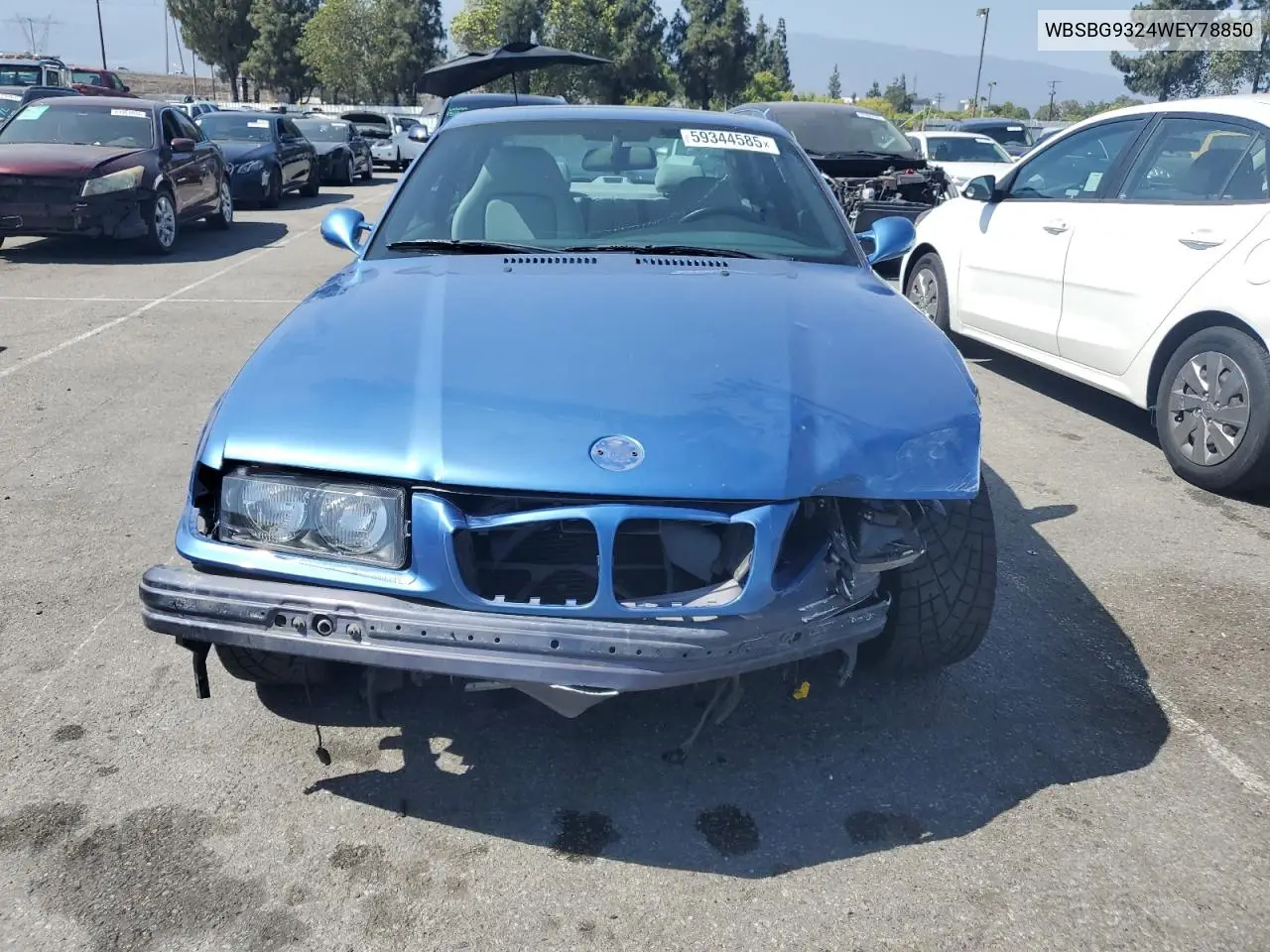 1998 BMW M3 VIN: WBSBG9324WEY78850 Lot: 59344585