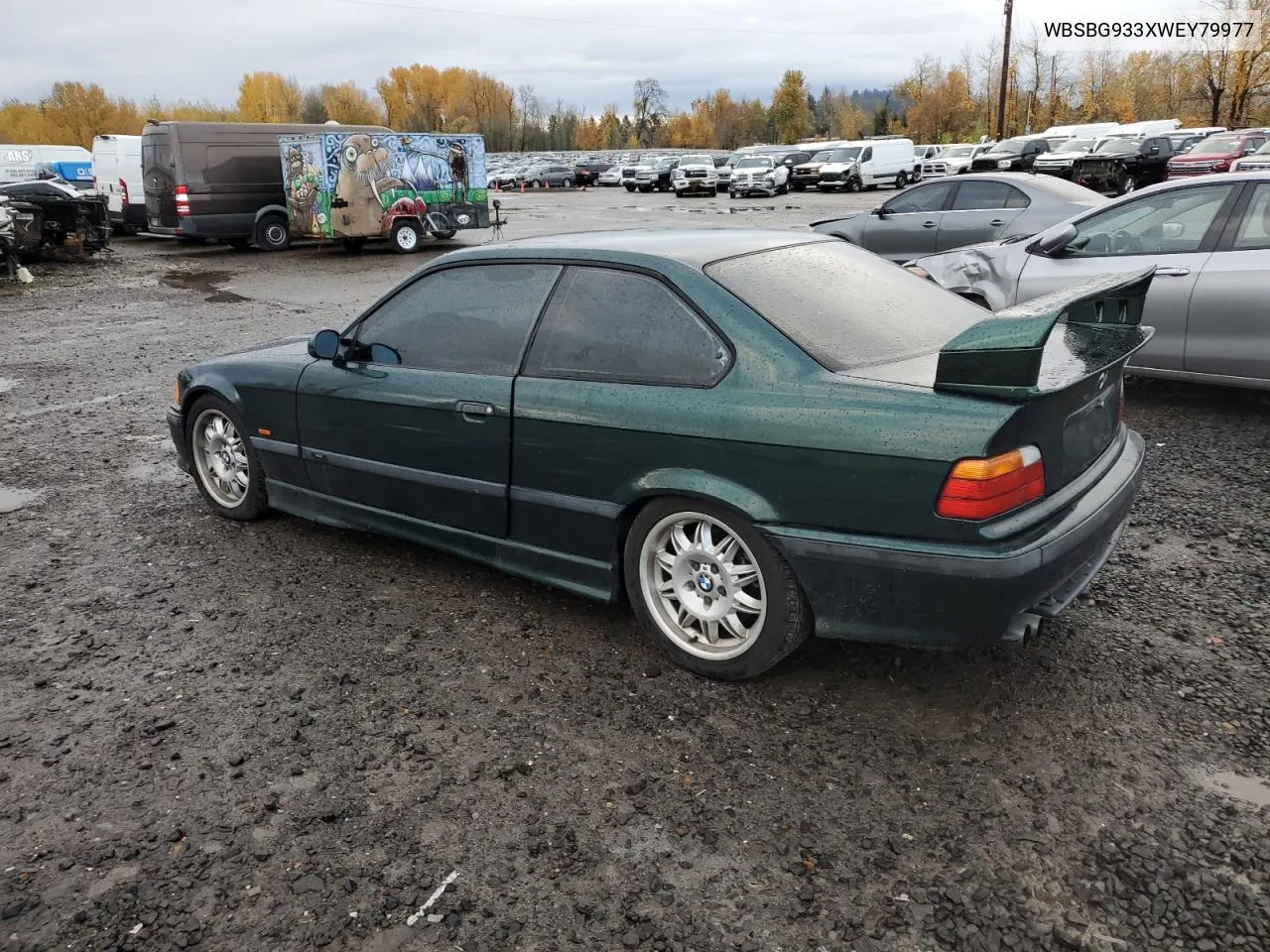1998 BMW M3 VIN: WBSBG933XWEY79977 Lot: 81644094