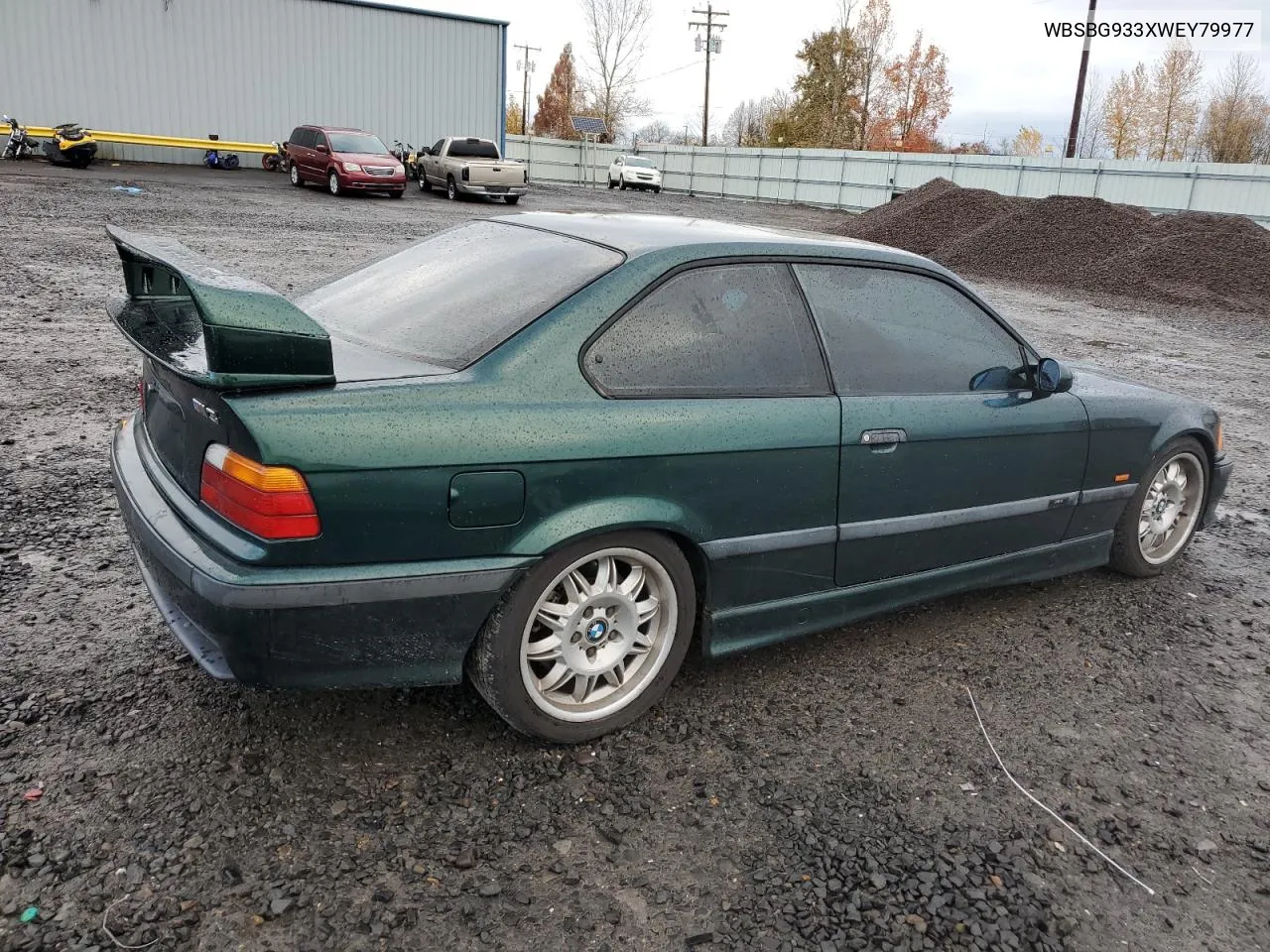 1998 BMW M3 VIN: WBSBG933XWEY79977 Lot: 81644094