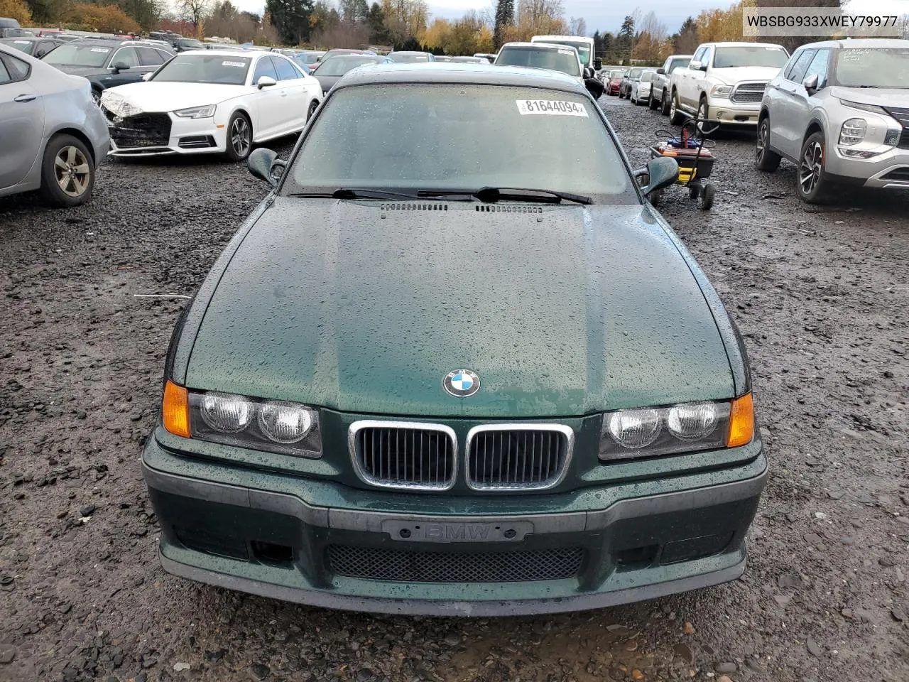 1998 BMW M3 VIN: WBSBG933XWEY79977 Lot: 81644094