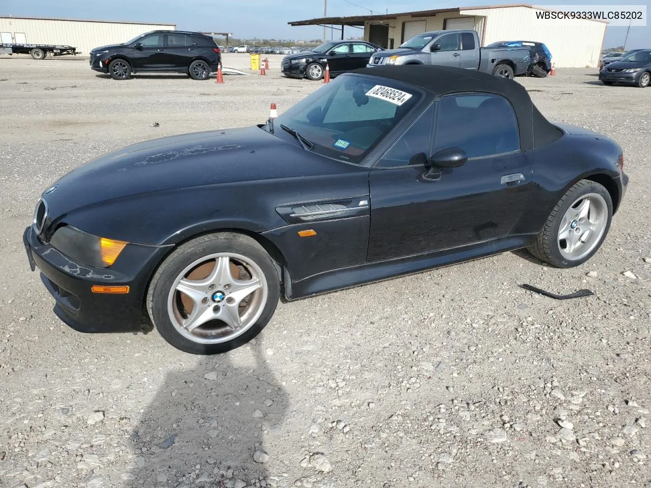 1998 BMW M Roadster VIN: WBSCK9333WLC85202 Lot: 82468524