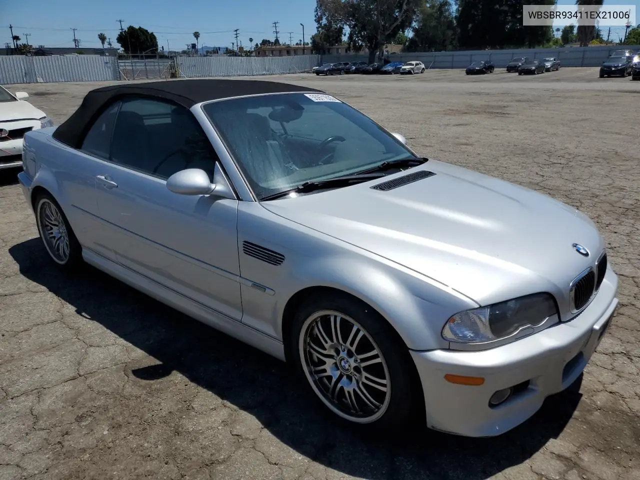 2001 BMW M3 Ci VIN: WBSBR93411EX21006 Lot: 55971635