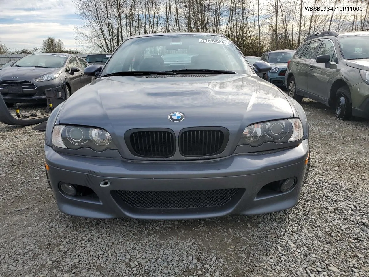 2001 BMW M3 Ci VIN: WBSBL93471JR11000 Lot: 77599004