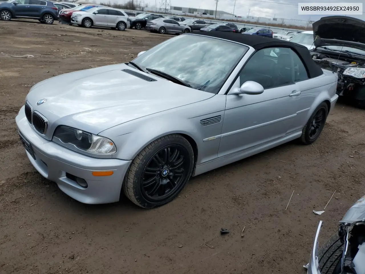 2002 BMW M3 VIN: WBSBR93492EX24950 Lot: 52174795