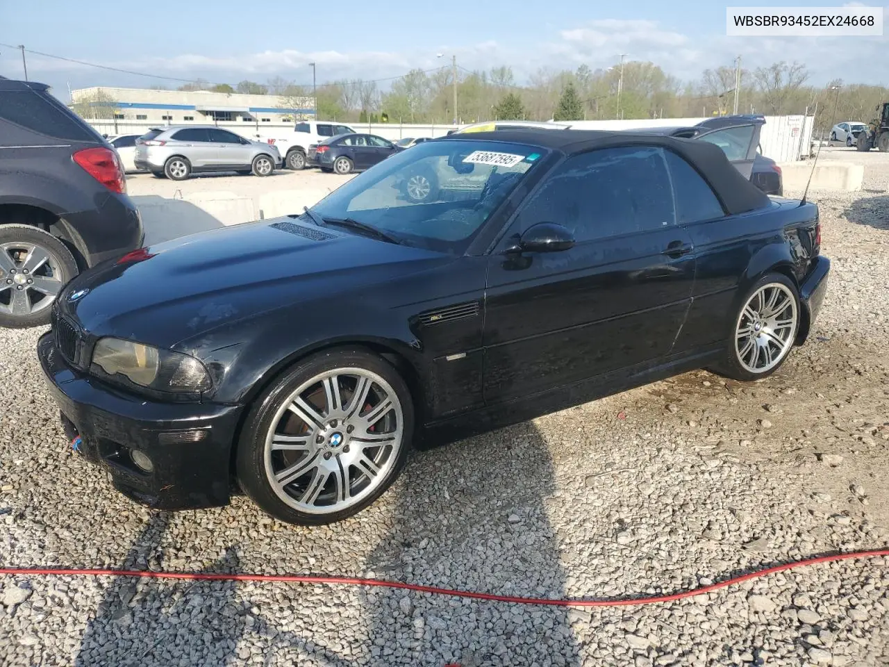2002 BMW M3 VIN: WBSBR93452EX24668 Lot: 53687595