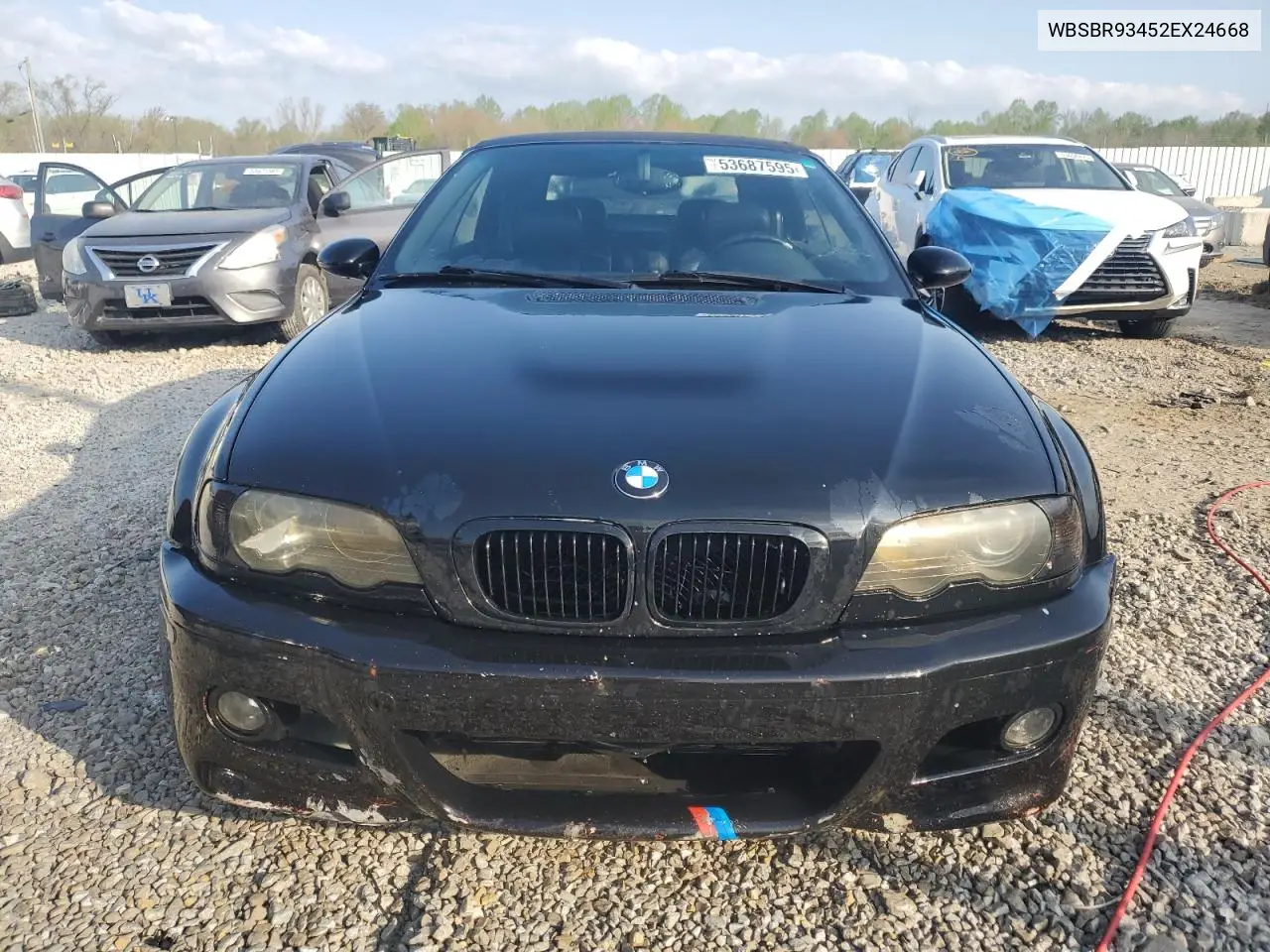 2002 BMW M3 VIN: WBSBR93452EX24668 Lot: 53687595