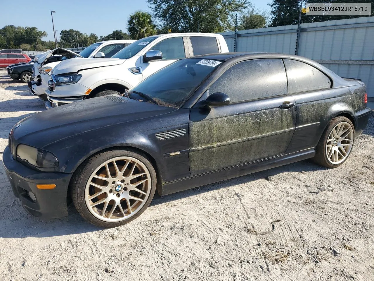 2002 BMW M3 VIN: WBSBL93412JR18719 Lot: 77209764