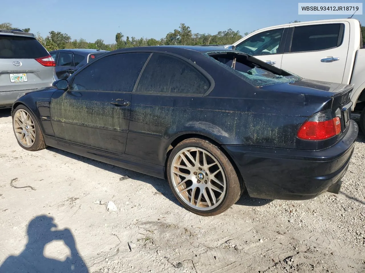 2002 BMW M3 VIN: WBSBL93412JR18719 Lot: 77209764