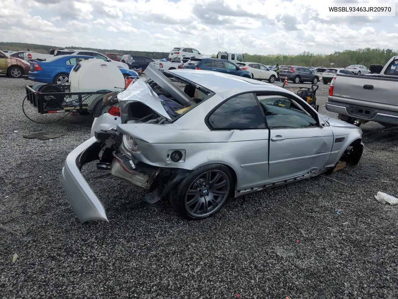 2003 BMW M3 VIN: WBSBL93463JR20970 Lot: 51645495