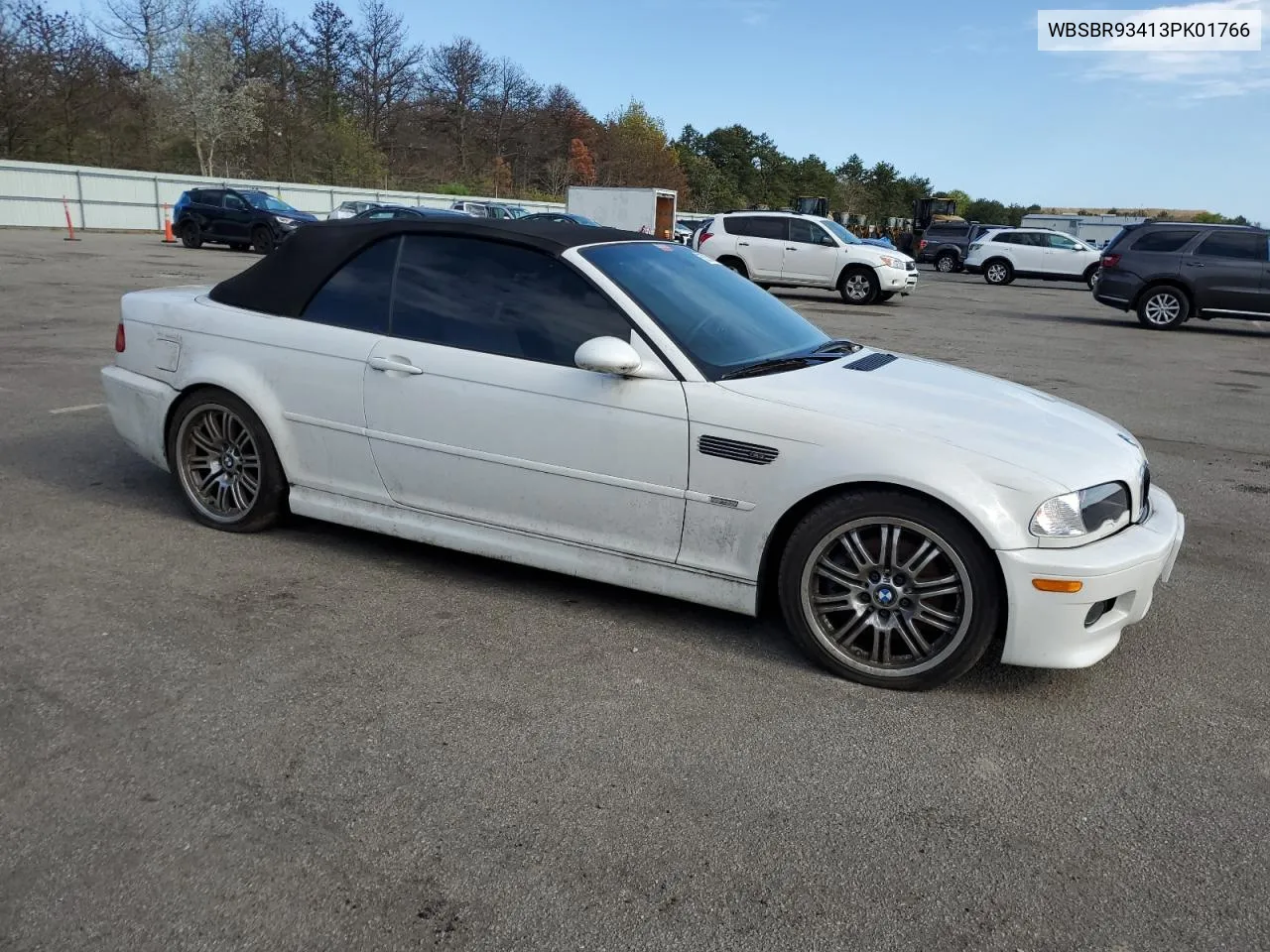 2003 BMW M3 VIN: WBSBR93413PK01766 Lot: 53574054