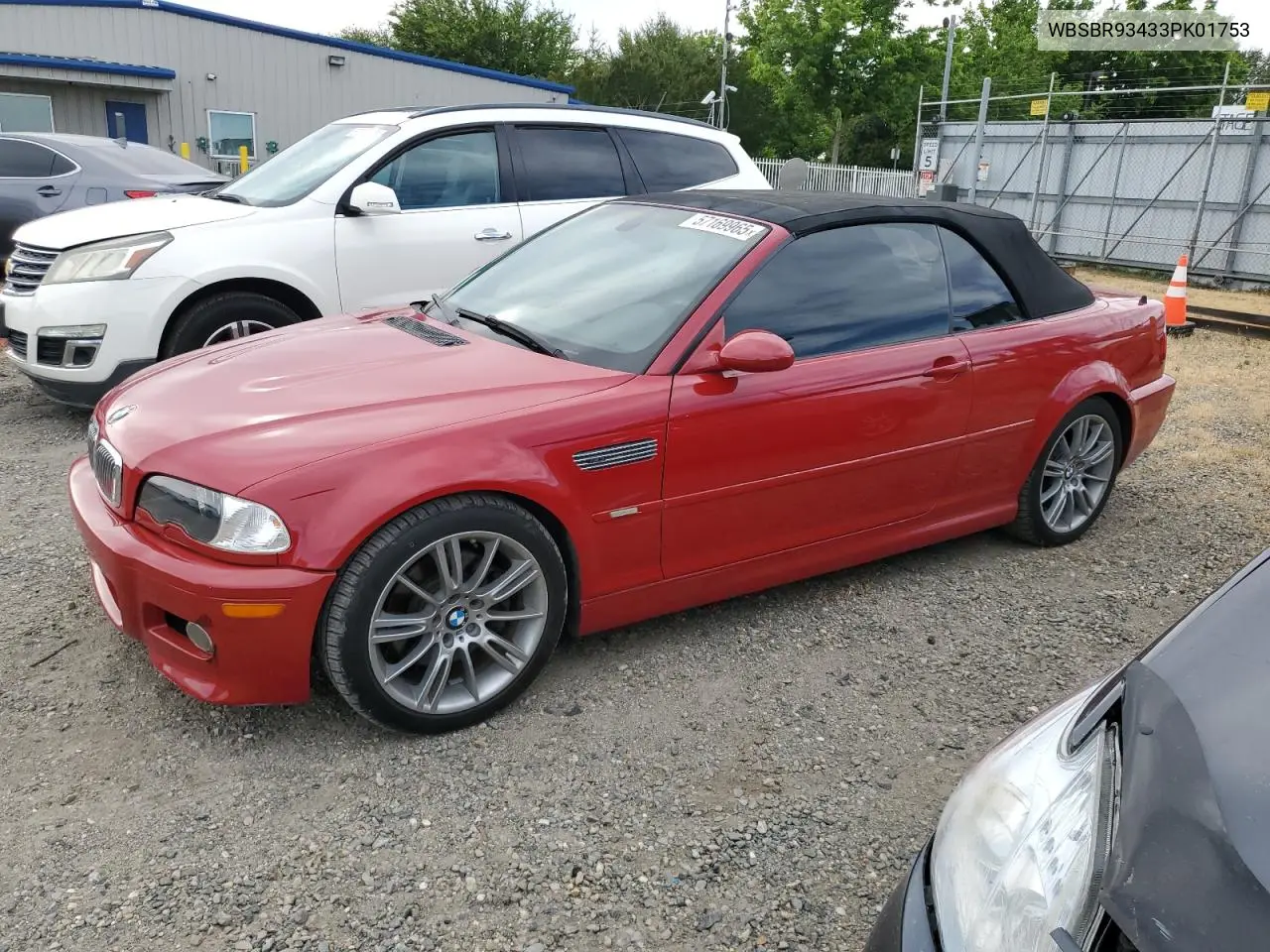 2003 BMW M3 VIN: WBSBR93433PK01753 Lot: 57169965