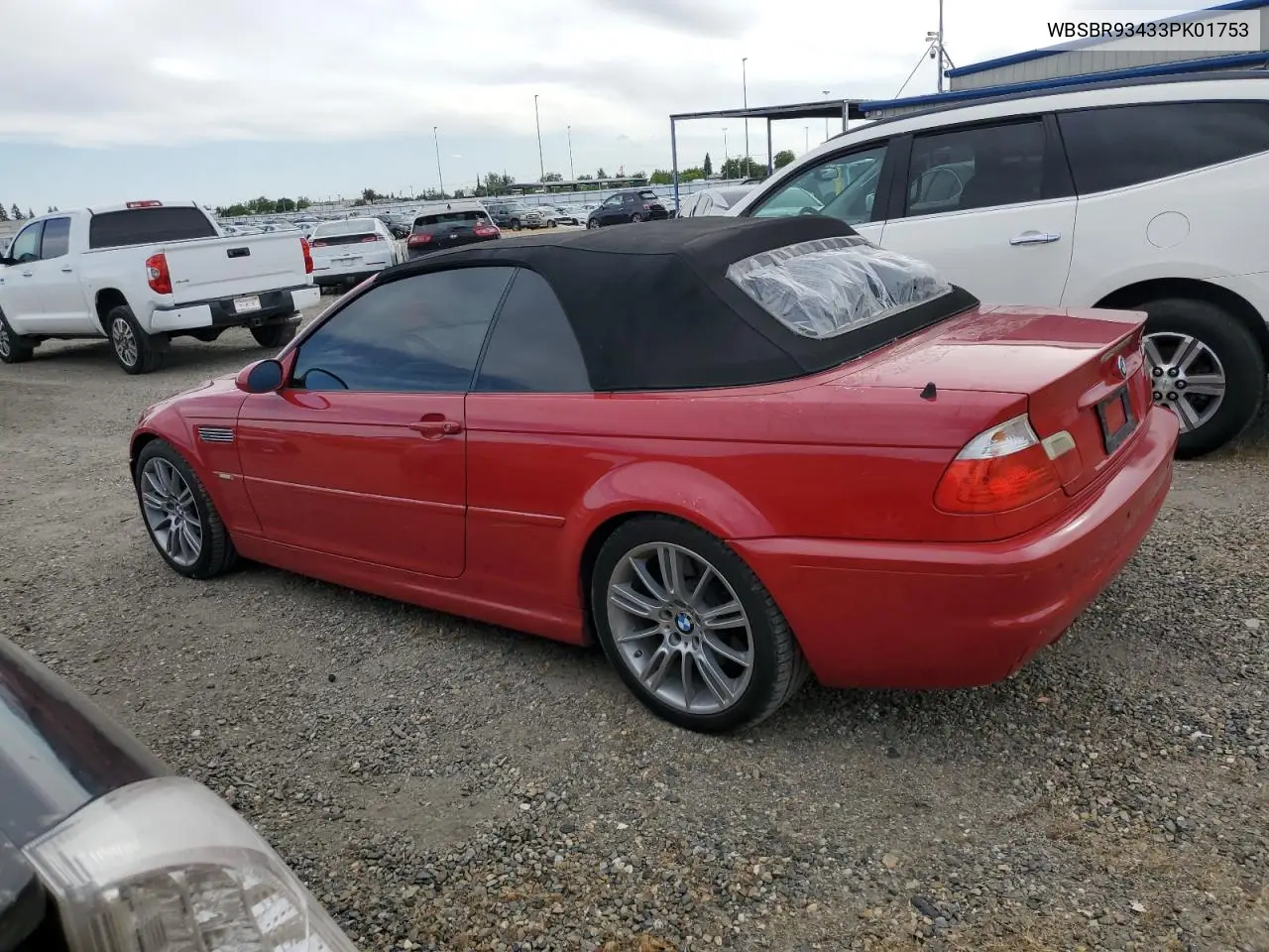 2003 BMW M3 VIN: WBSBR93433PK01753 Lot: 57169965