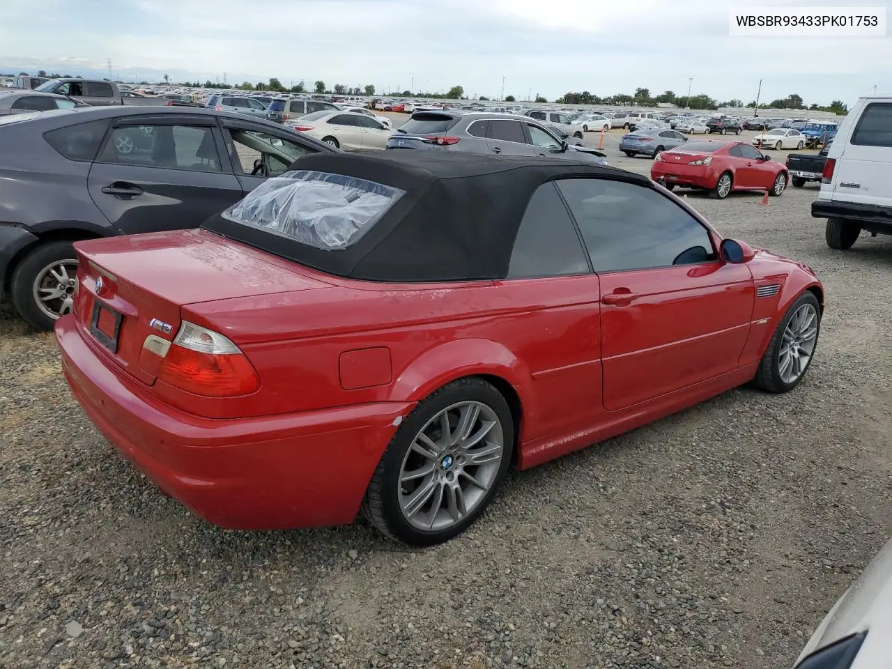 2003 BMW M3 VIN: WBSBR93433PK01753 Lot: 57169965
