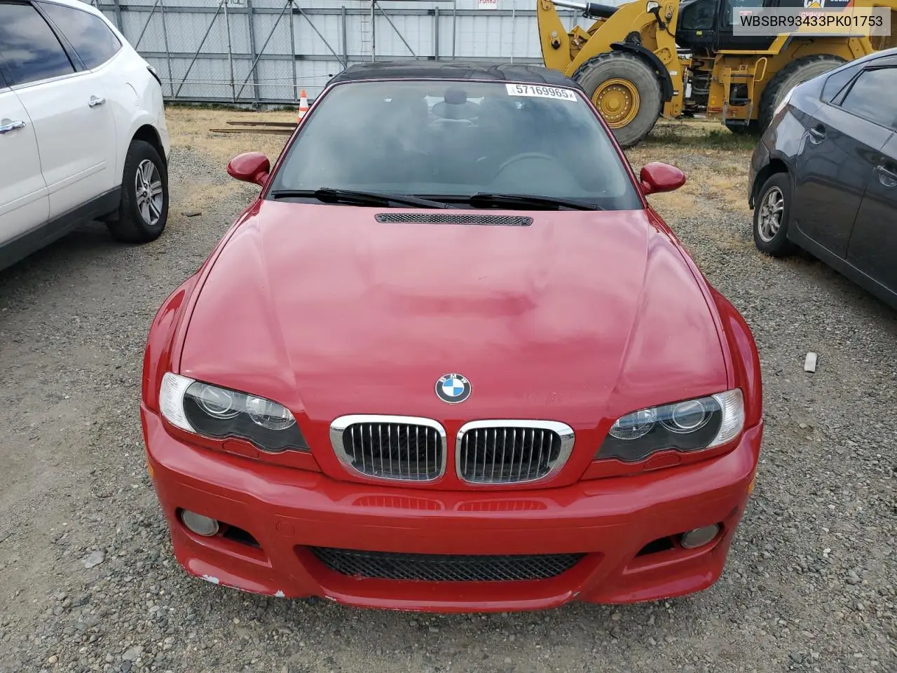 2003 BMW M3 VIN: WBSBR93433PK01753 Lot: 57169965