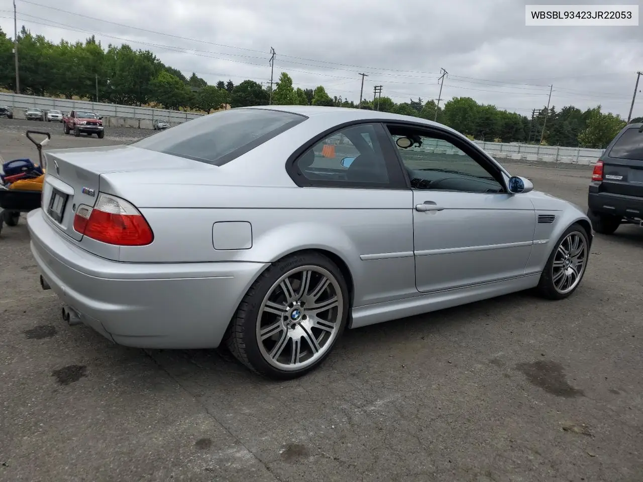 2003 BMW M3 VIN: WBSBL93423JR22053 Lot: 59755355