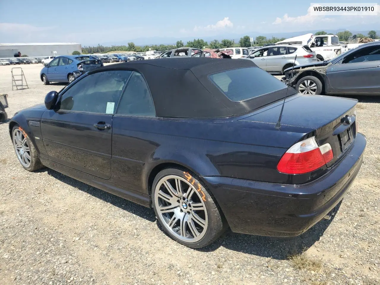2003 BMW M3 VIN: WBSBR93443PK01910 Lot: 59987085