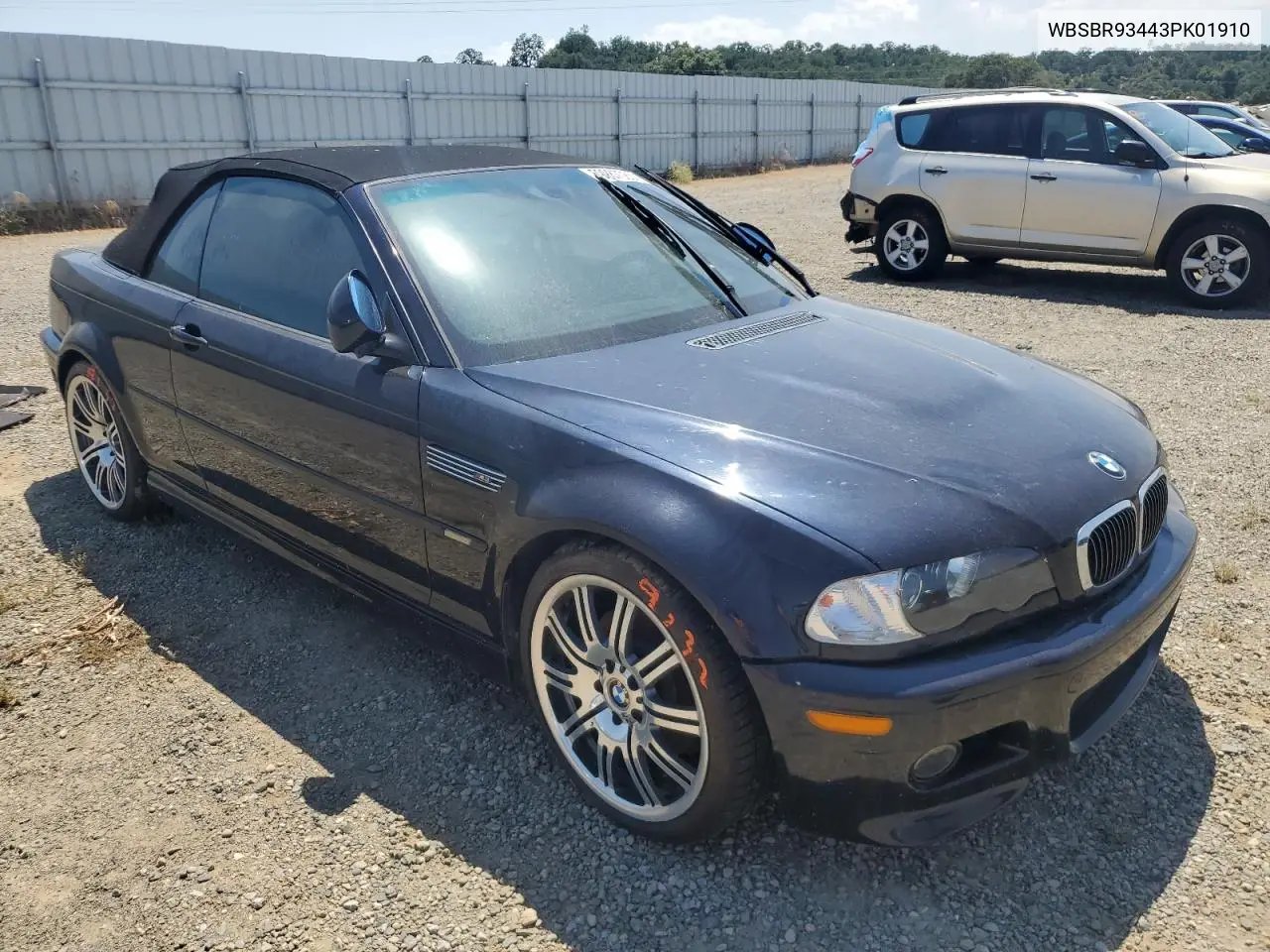 2003 BMW M3 VIN: WBSBR93443PK01910 Lot: 59987085