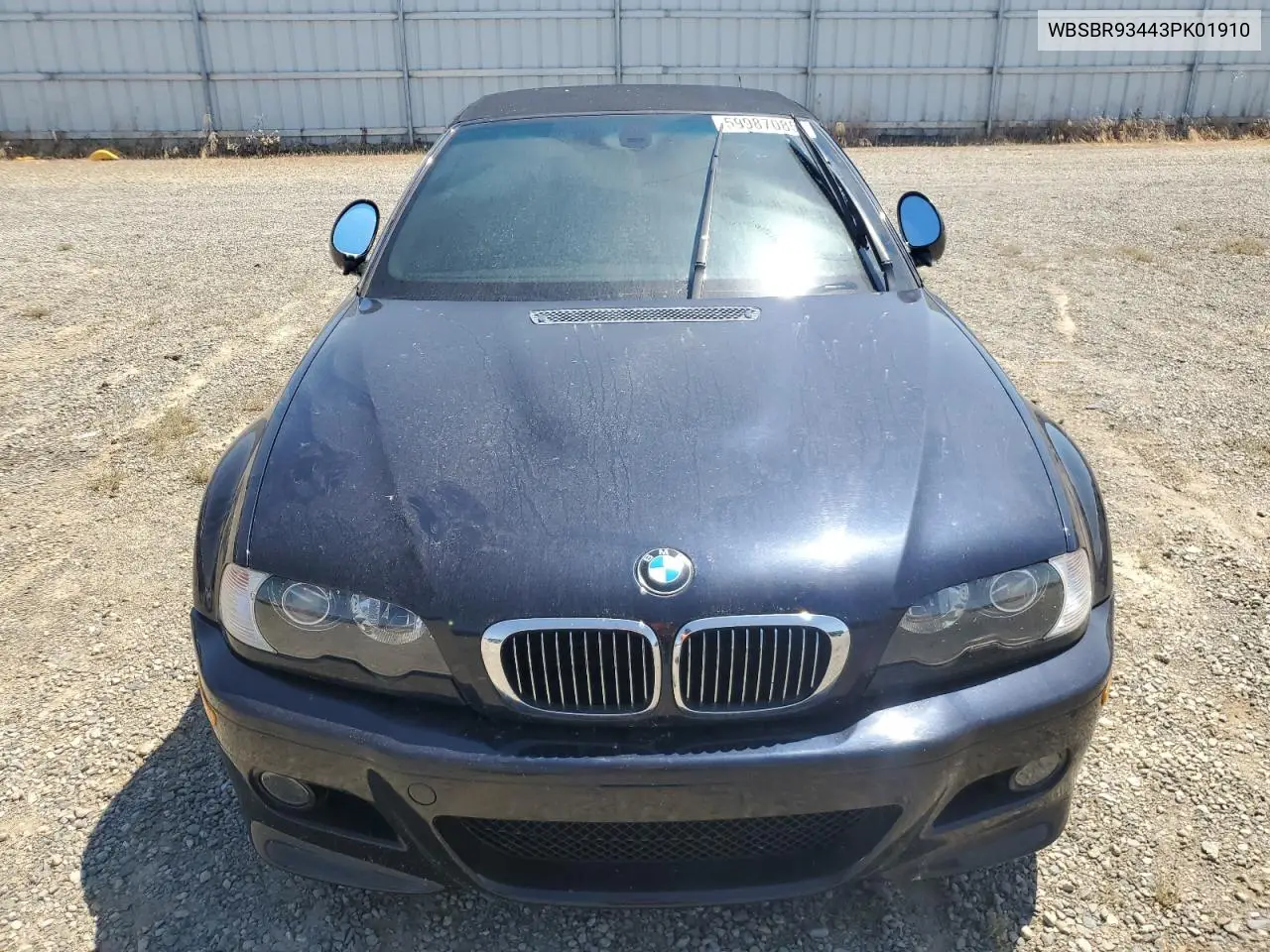 2003 BMW M3 VIN: WBSBR93443PK01910 Lot: 59987085