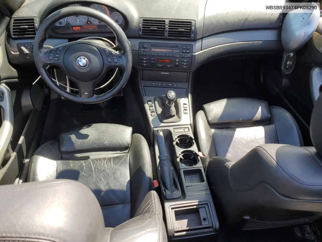 2004 BMW M3 VIN: WBSBR93474PK05290 Lot: 55286095