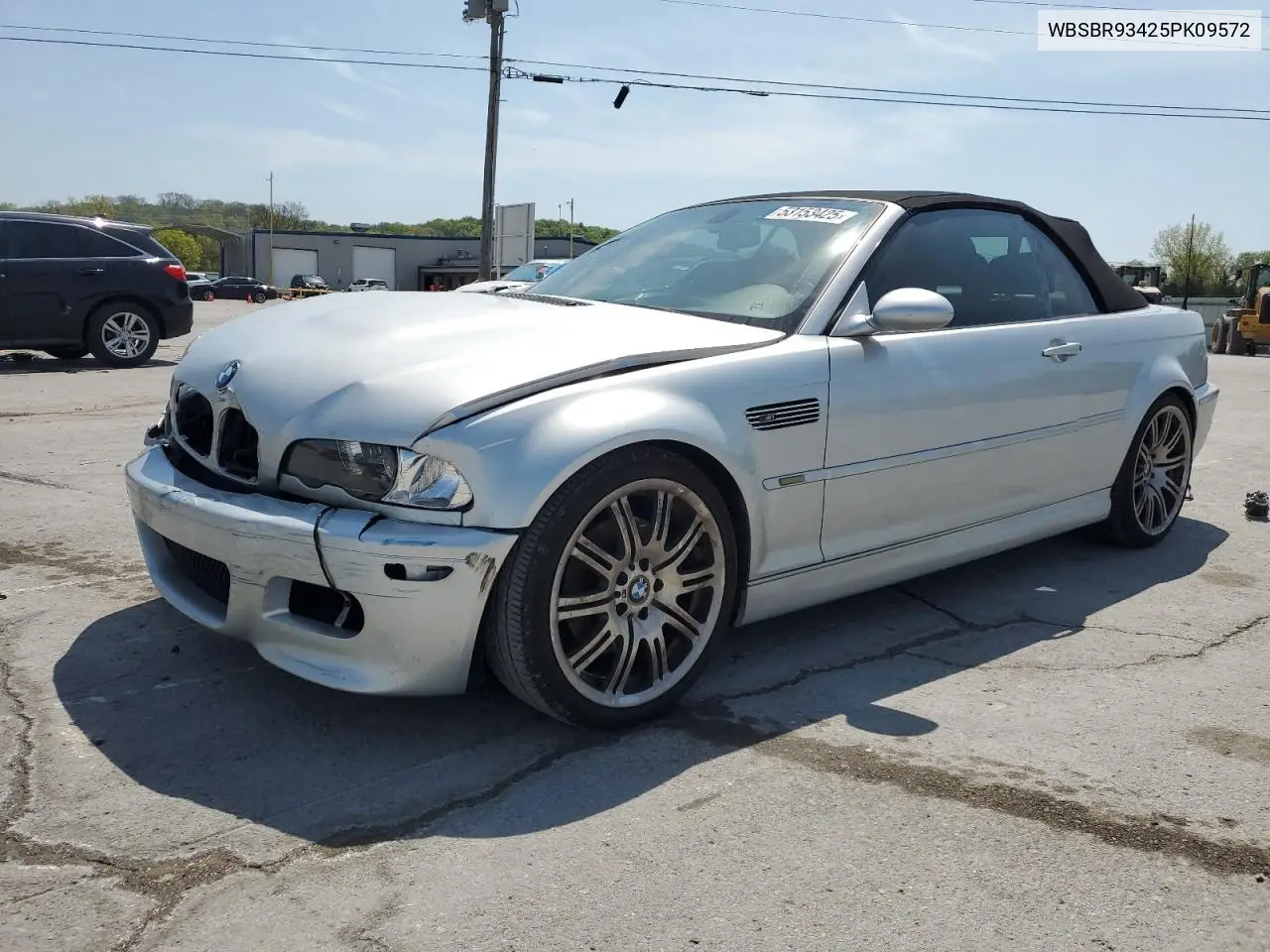 2005 BMW M3 VIN: WBSBR93425PK09572 Lot: 53153425