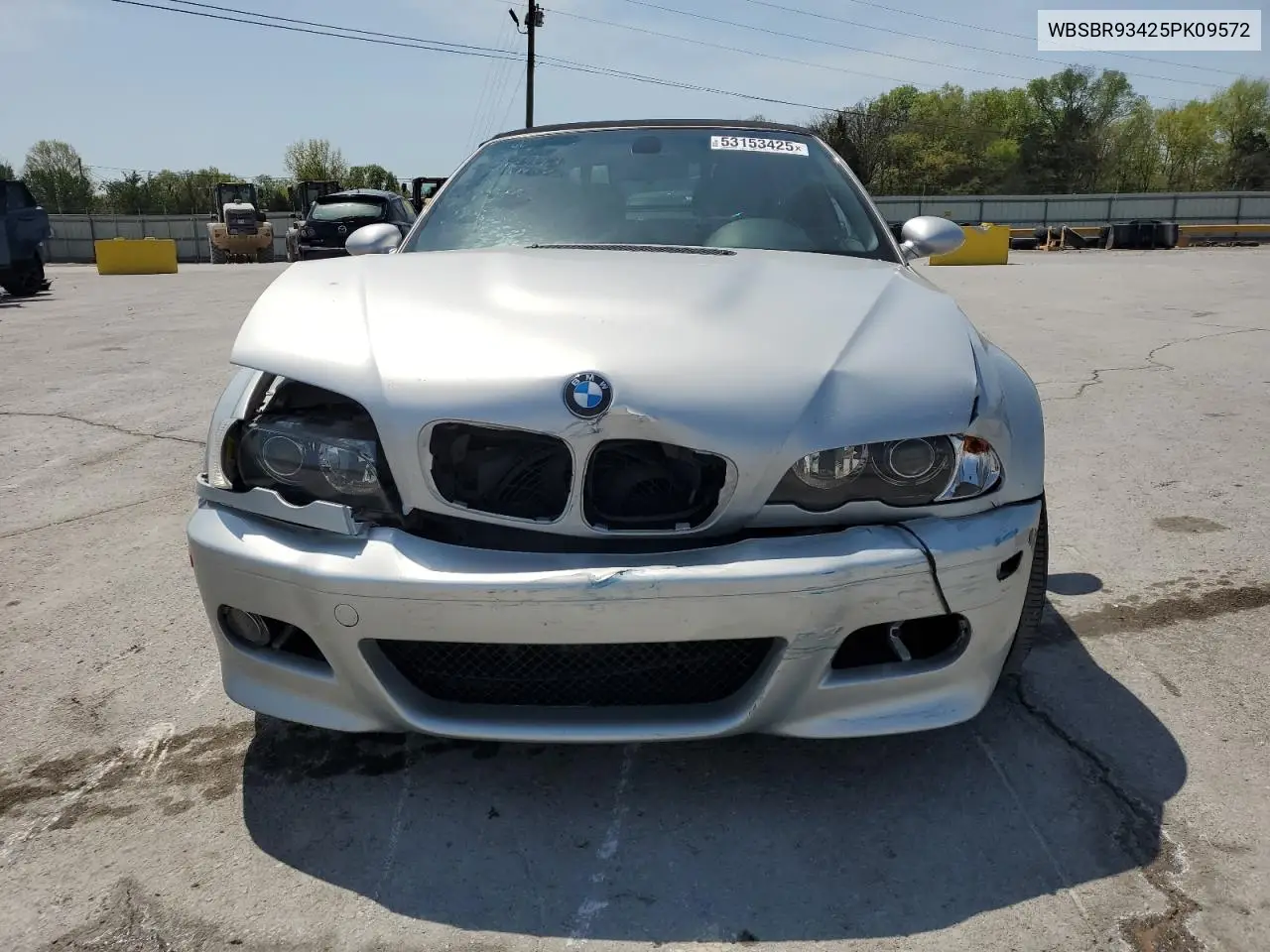 2005 BMW M3 VIN: WBSBR93425PK09572 Lot: 53153425