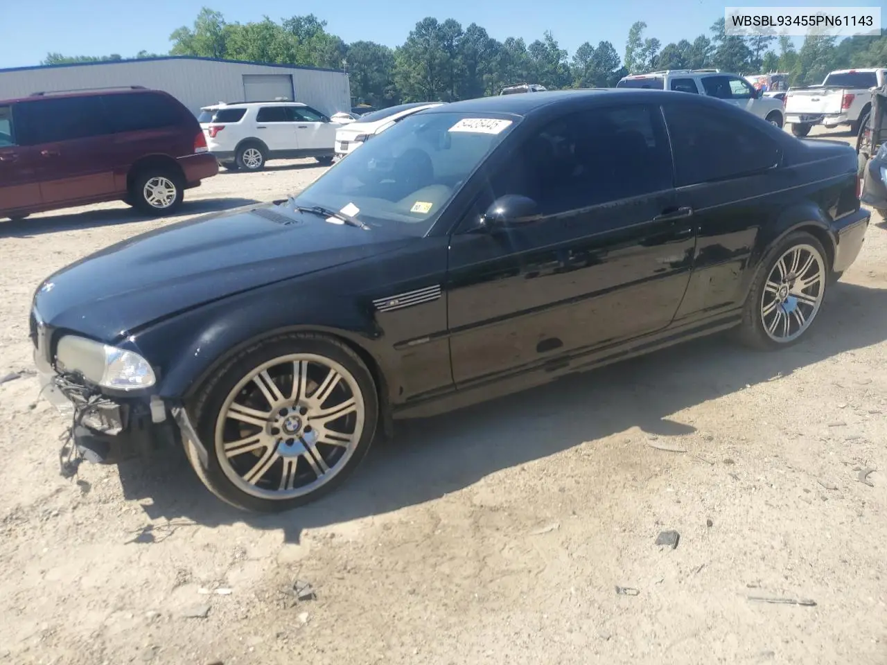 2005 BMW M3 VIN: WBSBL93455PN61143 Lot: 54435445