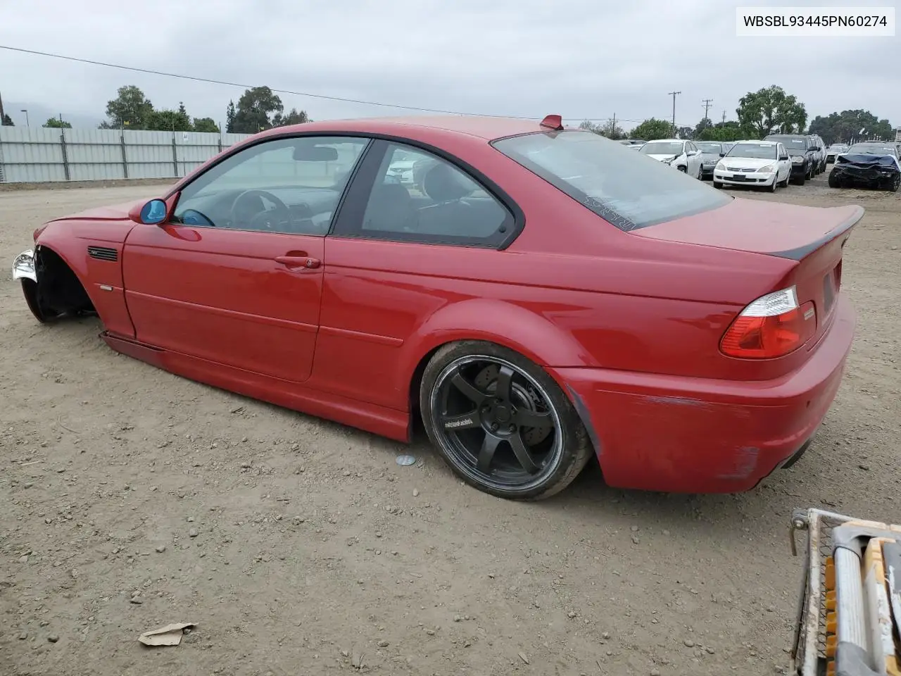2005 BMW M3 VIN: WBSBL93445PN60274 Lot: 55649445
