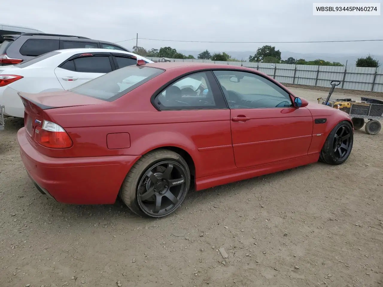 2005 BMW M3 VIN: WBSBL93445PN60274 Lot: 55649445
