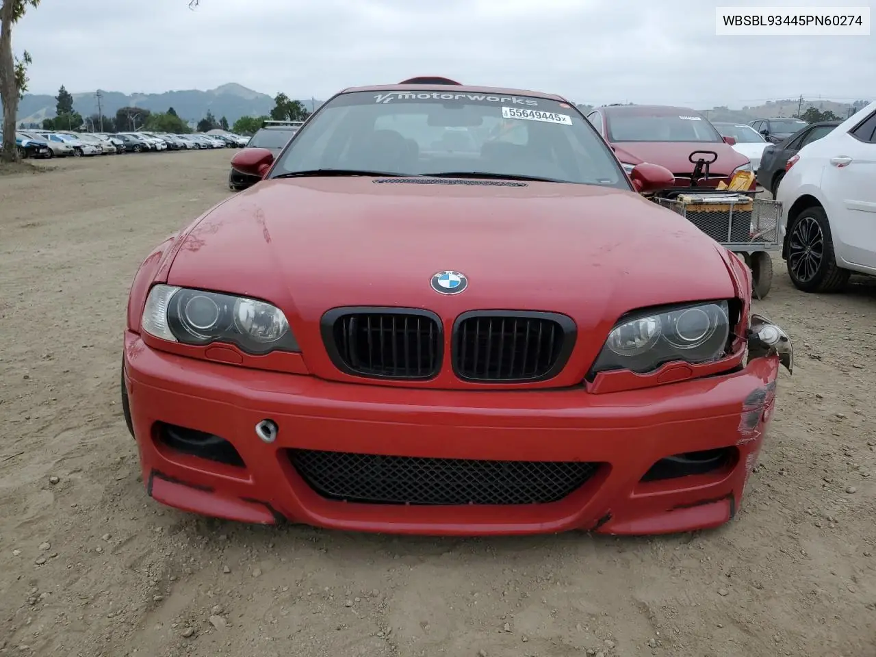 2005 BMW M3 VIN: WBSBL93445PN60274 Lot: 55649445