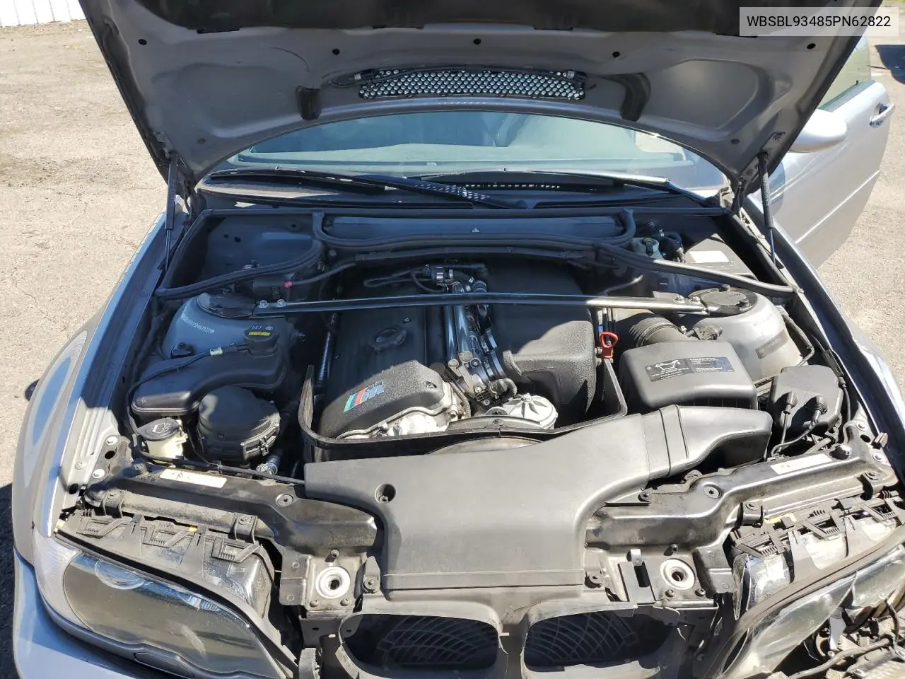 2005 BMW M3 VIN: WBSBL93485PN62822 Lot: 59136745