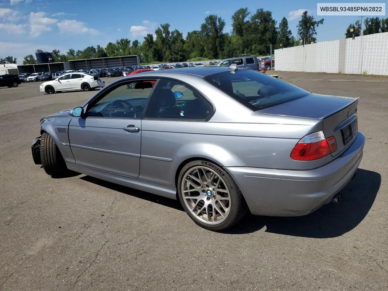 2005 BMW M3 VIN: WBSBL93485PN62822 Lot: 59136745