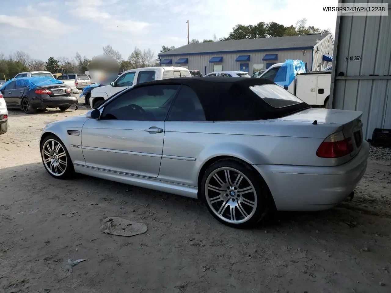 2006 BMW M3 VIN: WBSBR93436PK12238 Lot: 47737315