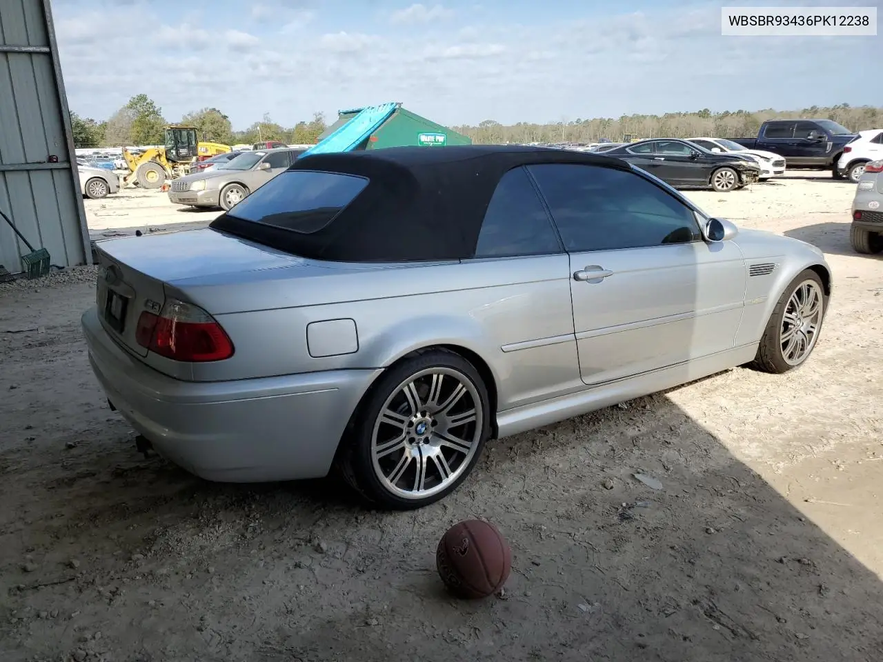 2006 BMW M3 VIN: WBSBR93436PK12238 Lot: 47737315