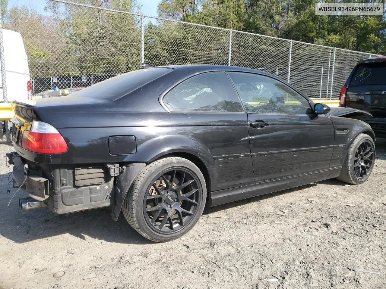 2006 BMW M3 VIN: WBSBL93496PN65679 Lot: 53471345