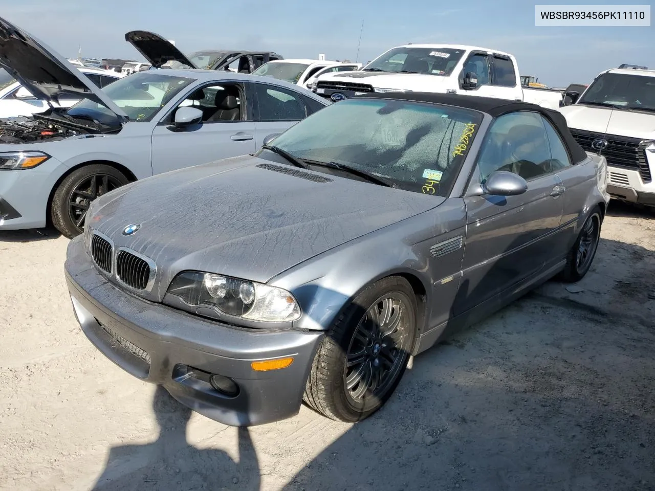 2006 BMW M3 VIN: WBSBR93456PK11110 Lot: 74828504