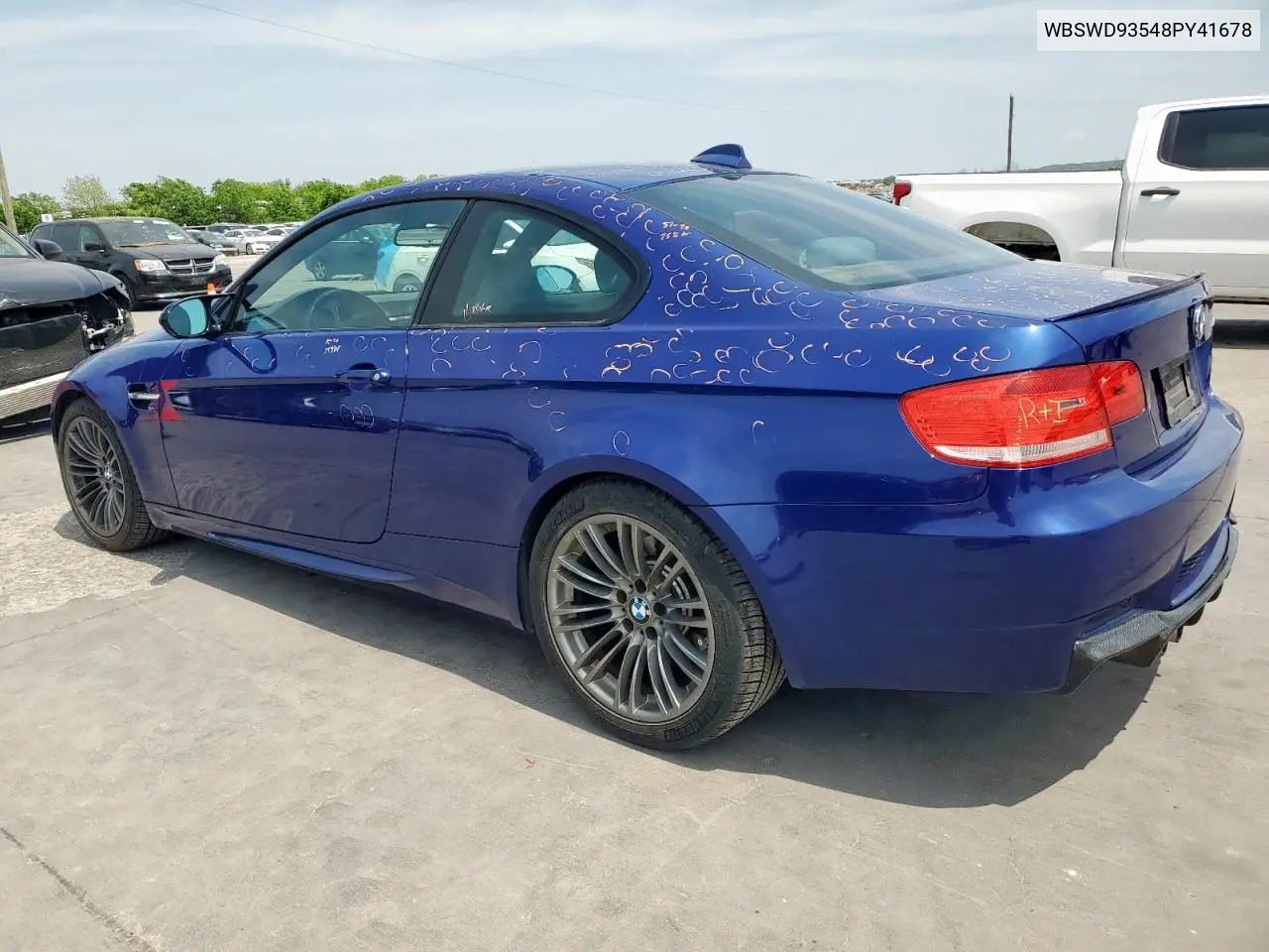 2008 BMW M3 VIN: WBSWD93548PY41678 Lot: 52818535