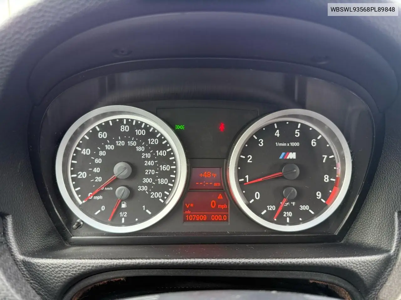 2008 BMW M3 VIN: WBSWL93568PL89848 Lot: 55450475