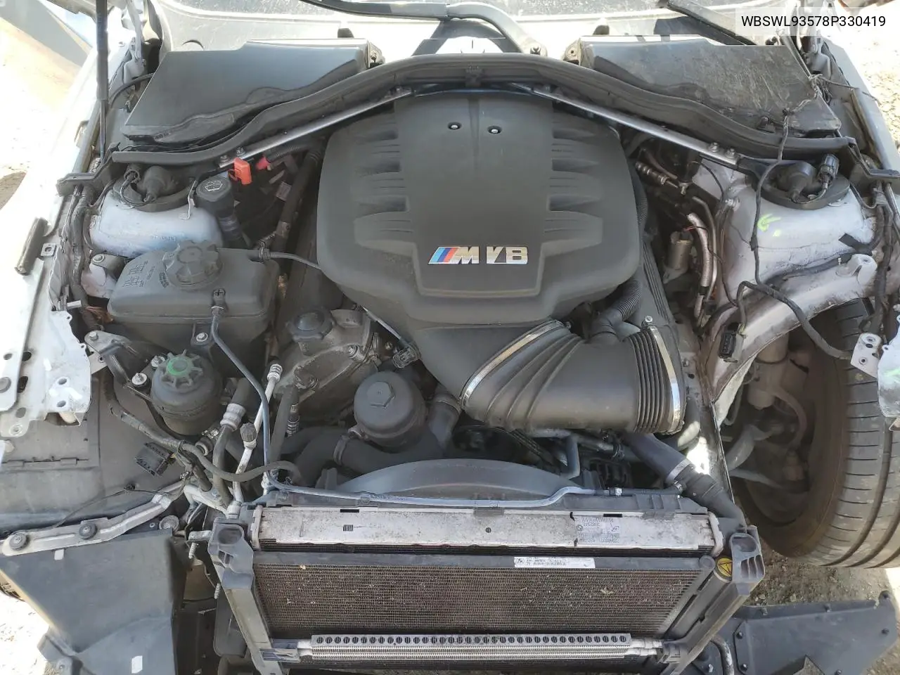 2008 BMW M3 VIN: WBSWL93578P330419 Lot: 57480885