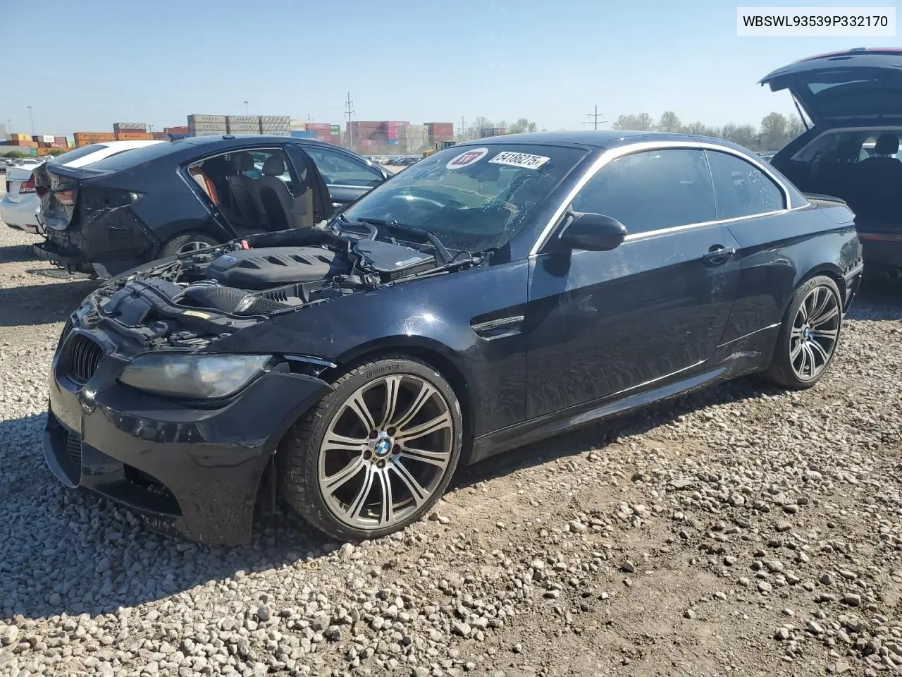 2009 BMW M3 VIN: WBSWL93539P332170 Lot: 54186275