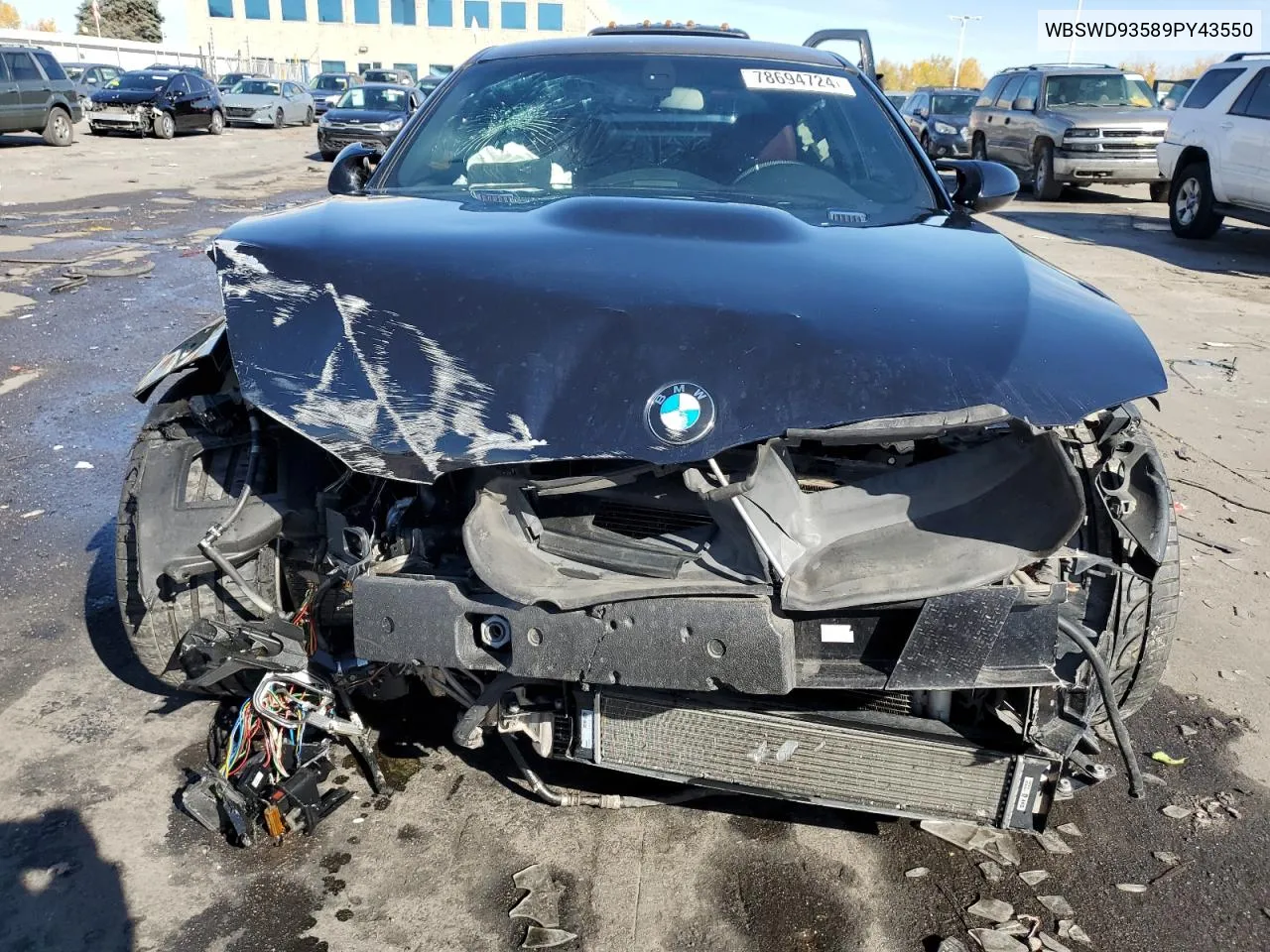 2009 BMW M3 VIN: WBSWD93589PY43550 Lot: 78694724
